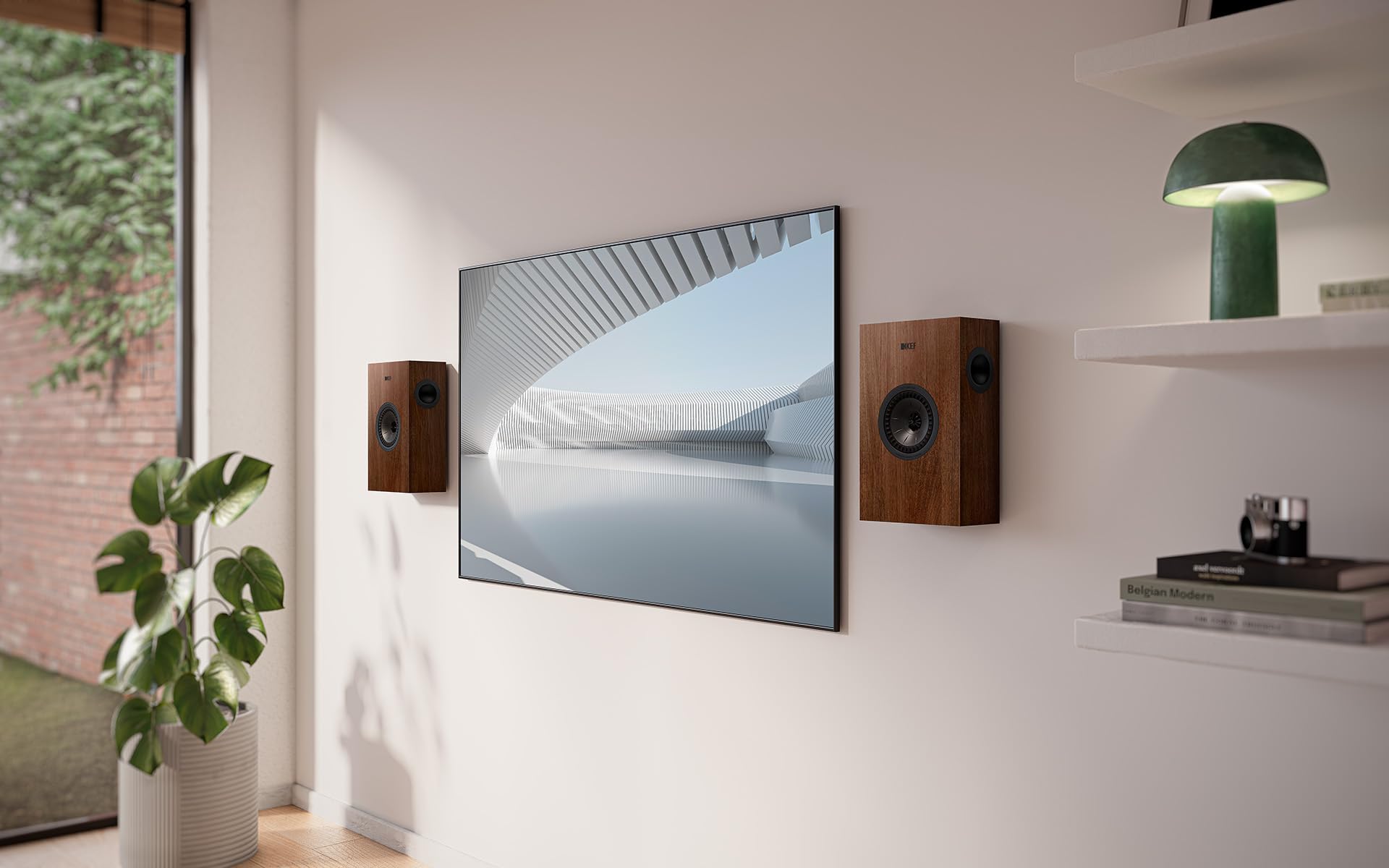 Amazon.co.jp: KEF Q4 Meta LCR HiFi スピーカー | サテンホワイト | 2
